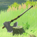 Breath of the Wild Hyrule Compendium picture of the Woodcutter's Axe.