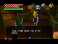 Link talking to Kafei in his Keaton Mask