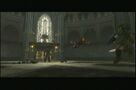Link avoiding a Darknut's sword throw