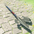 Breath of the Wild Hyrule Compendium picture of a Knight's Halberd.