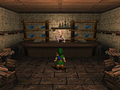 Bombchu Shop from the Nintendo 64 version of Ocarina of Time