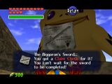 Obtaining the Claim Check in Ocarina of Time (N64)