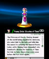 Young Zelda (Ocarina of Time) trophy from Super Smash Bros. for Nintendo 3DS