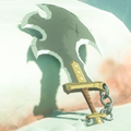 Breath of the Wild Hyrule Compendium picture of a Savage Lynel Sword.