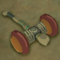 Breath of the Wild Hyrule Compendium picture of the Spring-Loaded Hammer.
