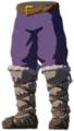 Archaic Warm Greaves (Purple) - TotK icon.png