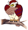 Official Artwork of the Owl from Link's Awakening (Game Boy)