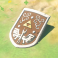 Sea-Breeze Shield from the Tears of the Kingdom Hyrule Compendium