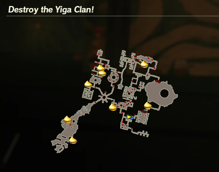 There are 8 Koroks found in Destroy the Yiga Clan!