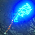 Breath of the Wild Hyrule Compendium picture of an Ancient Battle Axe+.