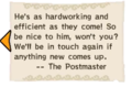 Part 2 of the Postmaster's letter to Link in Spirit Tracks