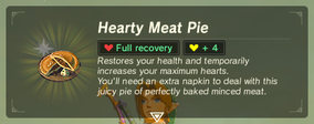 Hearty Meat Pie - BotW