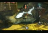 Attacking Ganon with Wolf Link