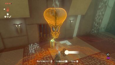 Place a torch near the door and attach a Balloon
