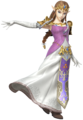 Zelda key art for Super Smash Bros. for Nintendo 3DS and Wii U