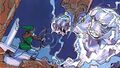 Artwork of Link and Ganon from The Legend of Zelda