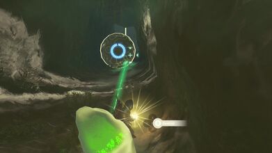 Use Recall on the large boulder