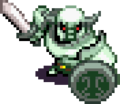 Silver Darknut with a green-tint from The Minish Cap