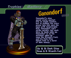 Ganondorf (Smash: Black Armor) trophy from Super Smash Bros. Melee
