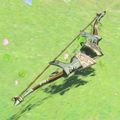 Breath of the Wild Hyrule Compendium picture of the Soldier's Bow.