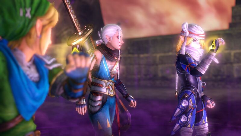 File:Hyrule Warriors Screenshot Link Sheik Triforce.jpg