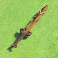 Hyrule Compendium picture of the Forest Dweller's Sword.