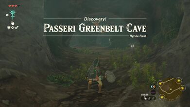 Passeri Greenbelt Cave entrance
