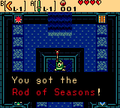 Link obtaining the Rod of Seasons