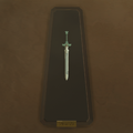 Goddess Sword on the wall in Link's House in Breath of the Wild