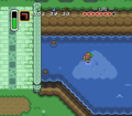 Link near the Bridge in A Link to the Past.
