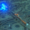 Breath of the Wild Hyrule Compendium picture of a Guardian Spear+.