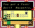 Link acquiring the Yoshi Doll