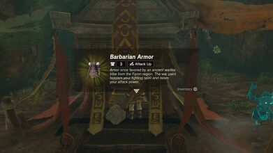 Obtaining the Barbarian Armor