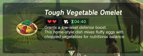 Tough Vegetable Omelet