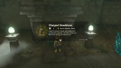 Link obtaining the Charged Headdress