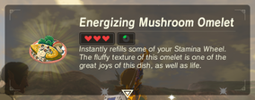 Energizing Mushroom Omelet