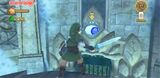 Link fighting an Eye Guardian