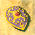 Breath of the Wild Hyrule Compendium picture of a Radiant Shield.