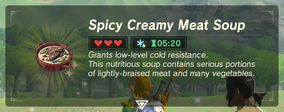 Spicy Creamy Meat Soup