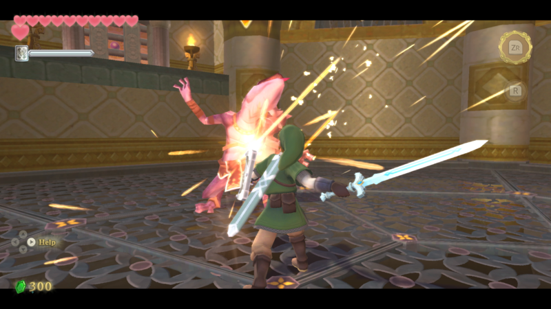 File:Link Goddess White Sword Lizalfos - SSHD prerelease screenshot.png
