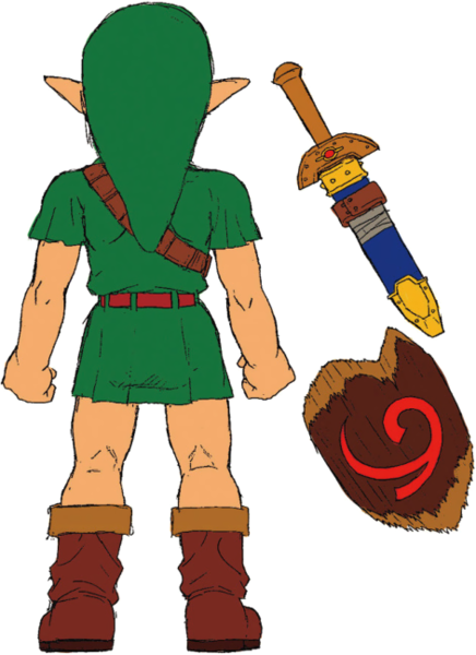 File:Child Link - OOT Turnaround back HH.png