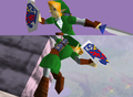 Link from the Super Smash Bros. intro