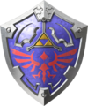 The Hylian Shield as it appears in Twilight Princess HD