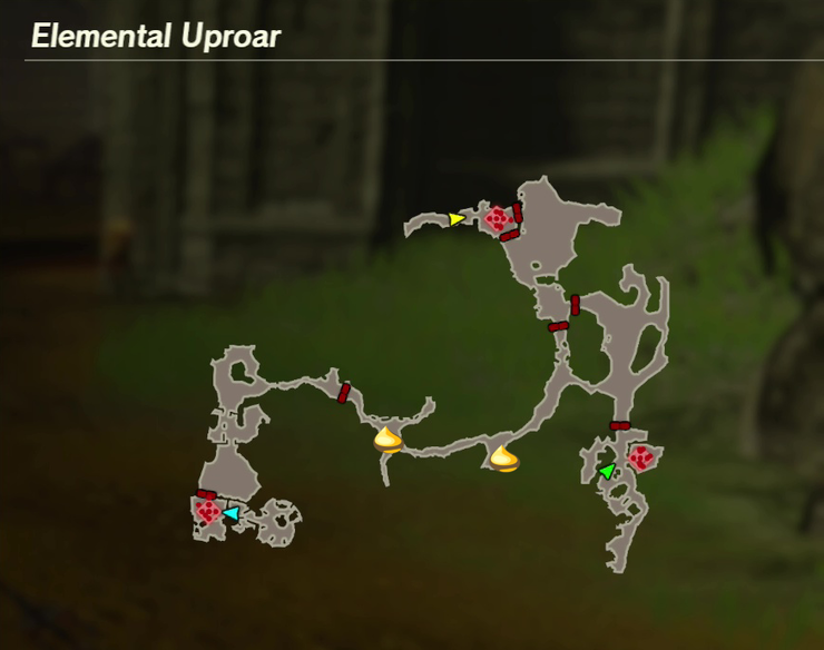 There are 2 Koroks found in Elemental Uproar.
