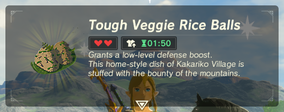 Tough Veggie Rice Balls