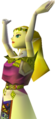 Adult Zelda N64 character model, from Ganon's Castle escape sequence