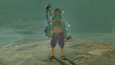 Purchase the Gerudo Clothes for 600 Rupees.