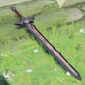 Breath of the Wild Hyrule Compendium picture of the Royal Guard's Sword.