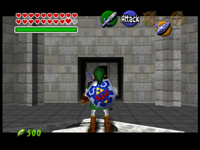 File:Link in pedestal room of the Temple of Time - OOT64.png