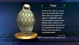 Yeta trophy with text from Super Smash Bros. Brawl: Randomly obtained.